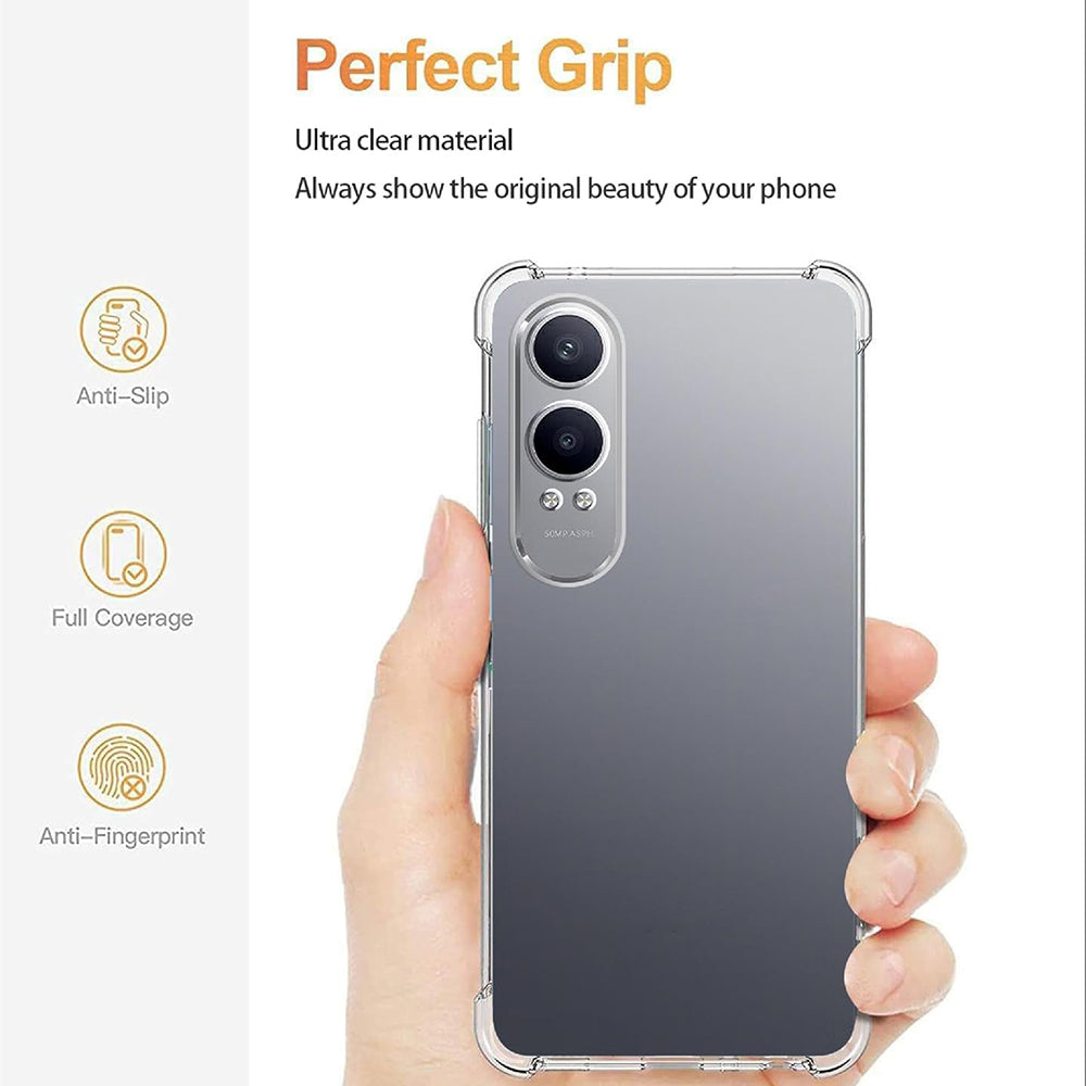 Coque pour OnePlus Nord CE4 Lite, Techsuit, Anti-choc Claire, Transparente