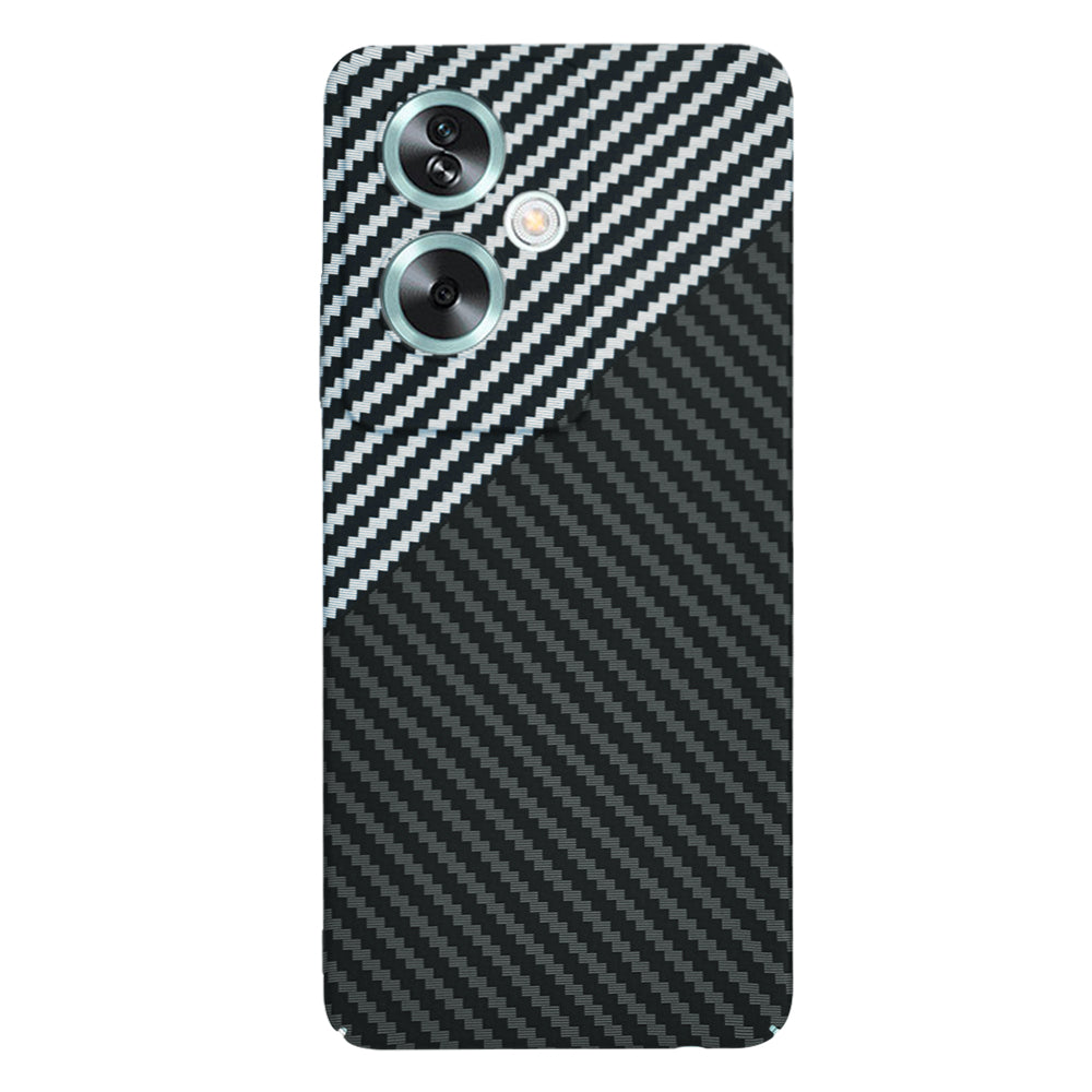 Hoes voor OnePlus Nord N30 SE / Oppo A79, Techsuit, Carbonite FiberShell, Zwart Grijs