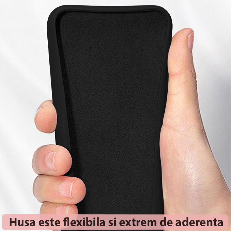 Hoes voor Oppo A17, Techsuit, Soft Edge, Zwart
