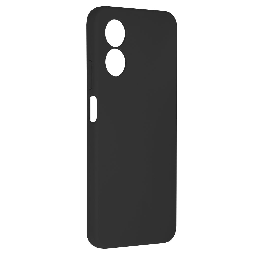 Hoes voor Oppo A17, Techsuit, Soft Edge, Zwart