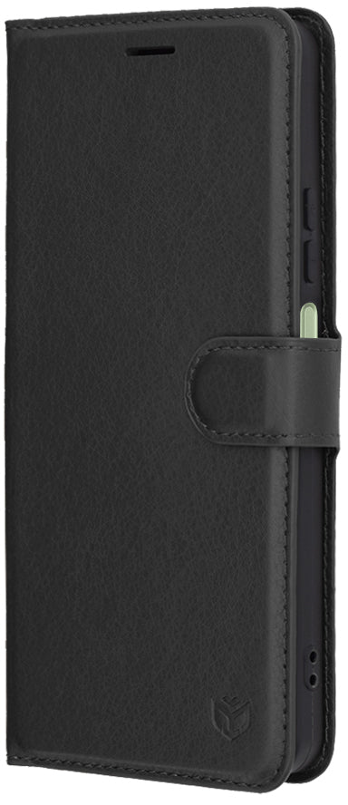 Coque pour Oppo A5 Pro 4G / A5 Pro, Techsuit, Folio en cuir, Noire