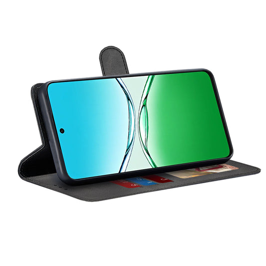 Hoes voor Oppo A5 4G, Techsuit, Diary Book, Zwart