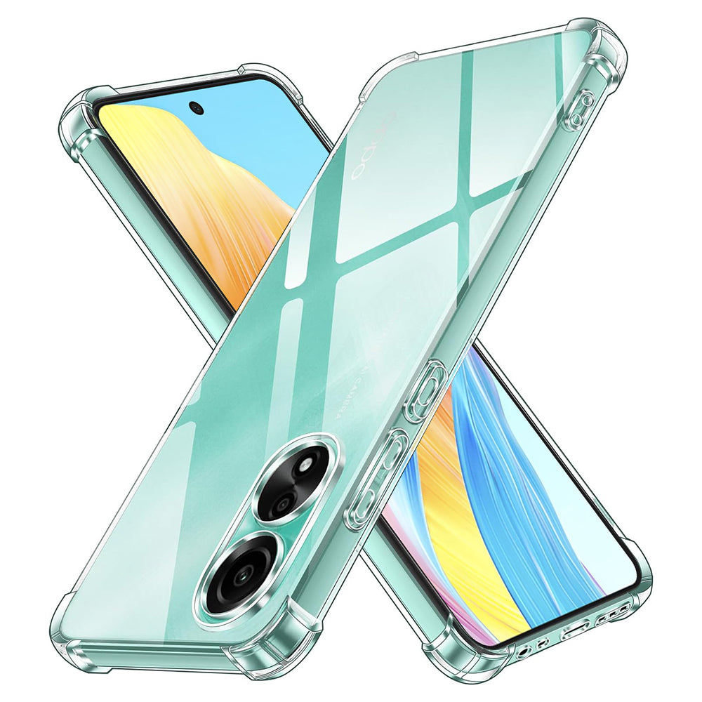 Coque pour Oppo A58 4G, Techsuit, Antichoc Claire, Transparente