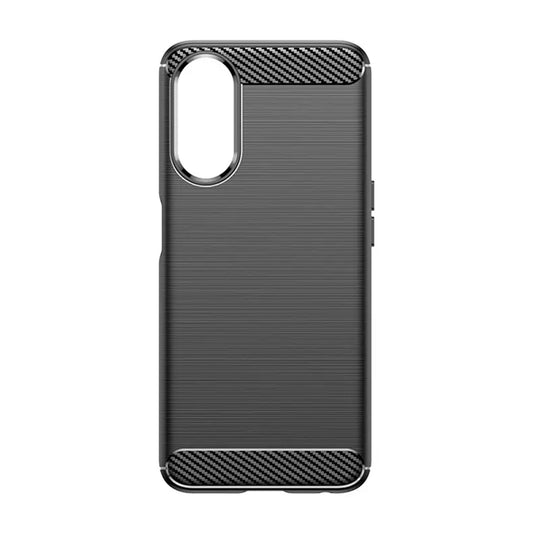 Hoes voor Oppo A58 5G / A78 5G, Techsuit, Carbon, Zwart