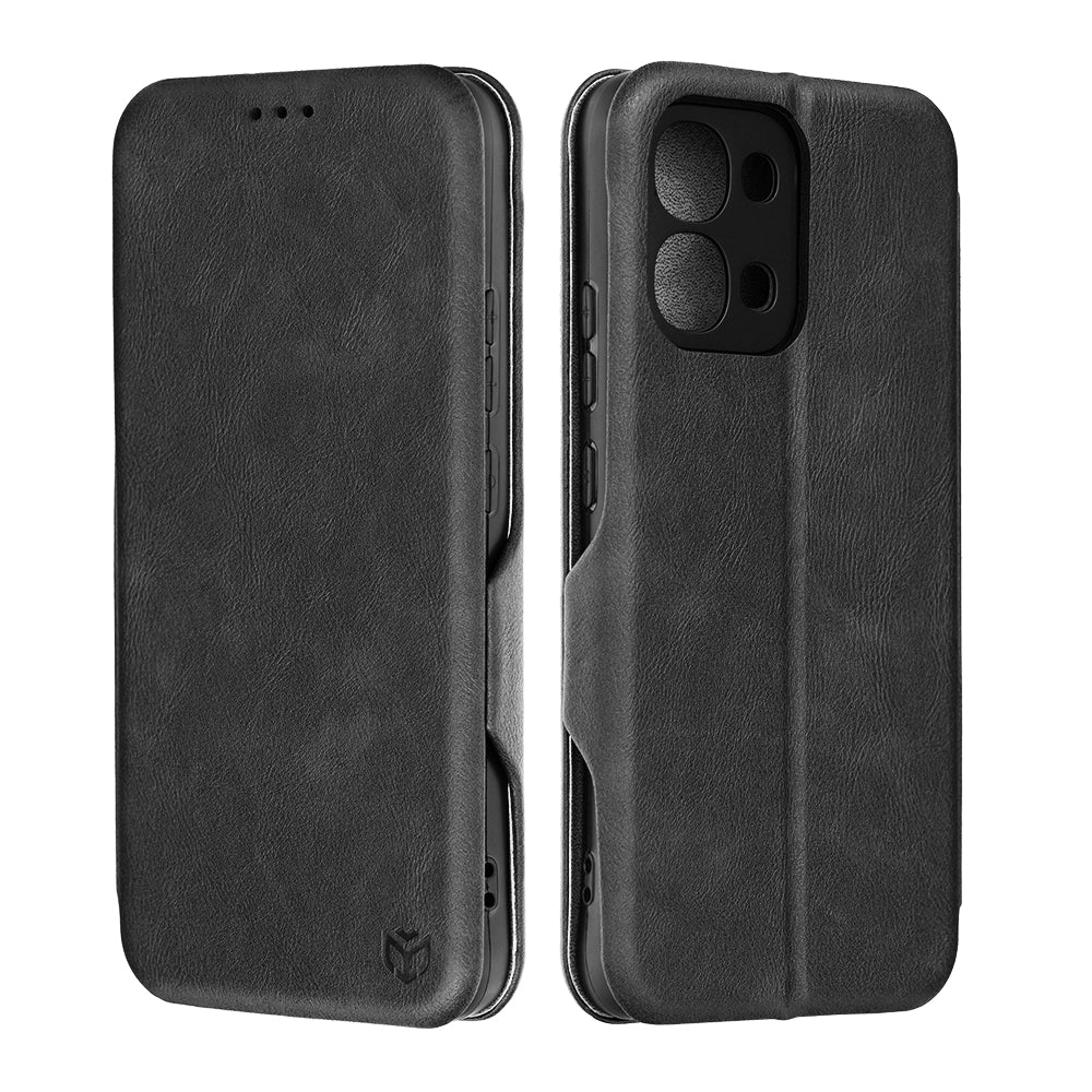 Coque pour Oppo A6 Pro 5G / A6 Pro 4G, Techsuit, Safe Wallet Plus, Noire