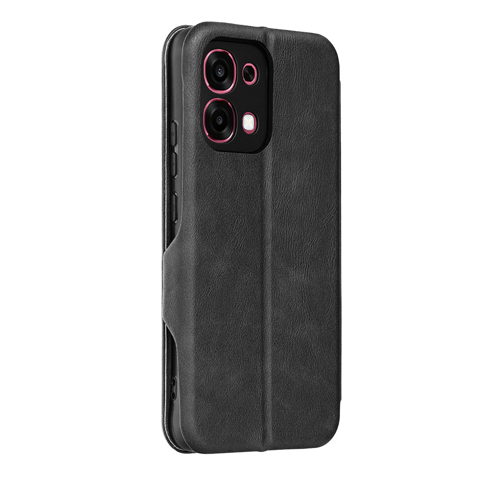 Coque pour Oppo A6 Pro 5G / A6 Pro 4G, Techsuit, Safe Wallet Plus, Noire