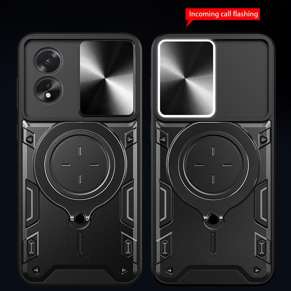 Coque pour Oppo A60, Techsuit, CamGuard Pro, Bleue