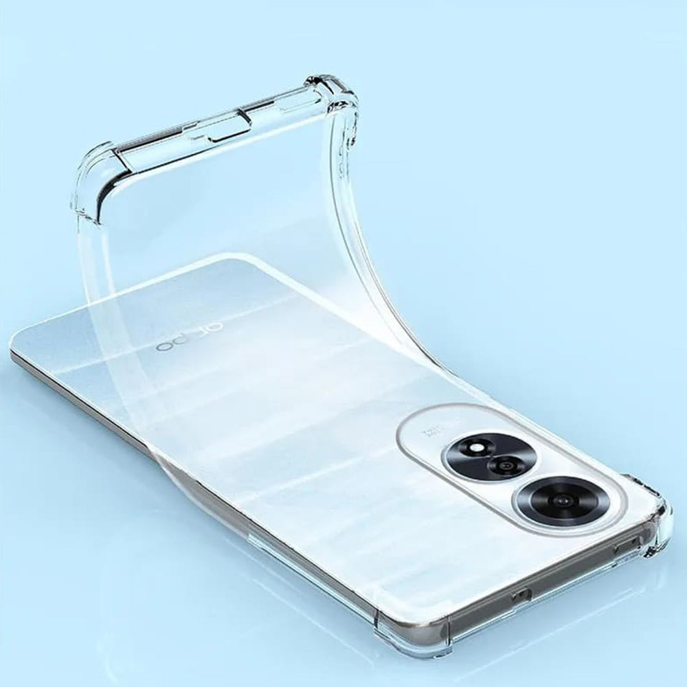 Coque pour Oppo A60, Techsuit, Antichoc Claire, Transparente