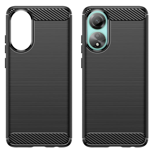 Hoes voor Oppo A78 4G, Techsuit, Carbon, Zwart