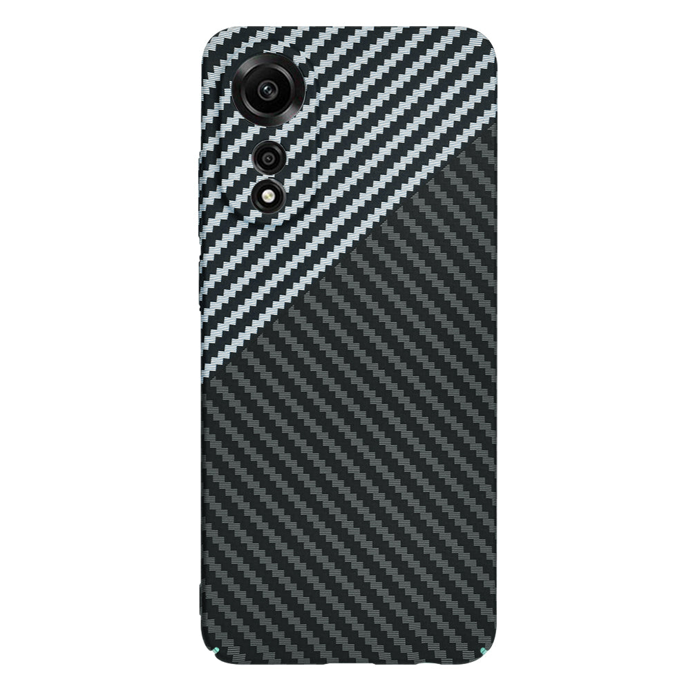Coque pour Oppo A78 4G, Techsuit, Carbonite FiberShell, Noir Gris