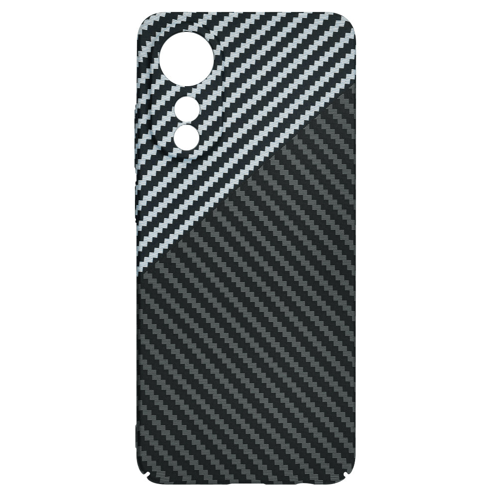 Coque pour Oppo A78 4G, Techsuit, Carbonite FiberShell, Noir Gris