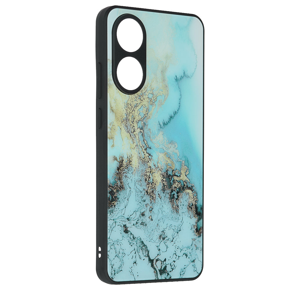 Coque pour Oppo A78 4G, Techsuit, Glaze, Bleu