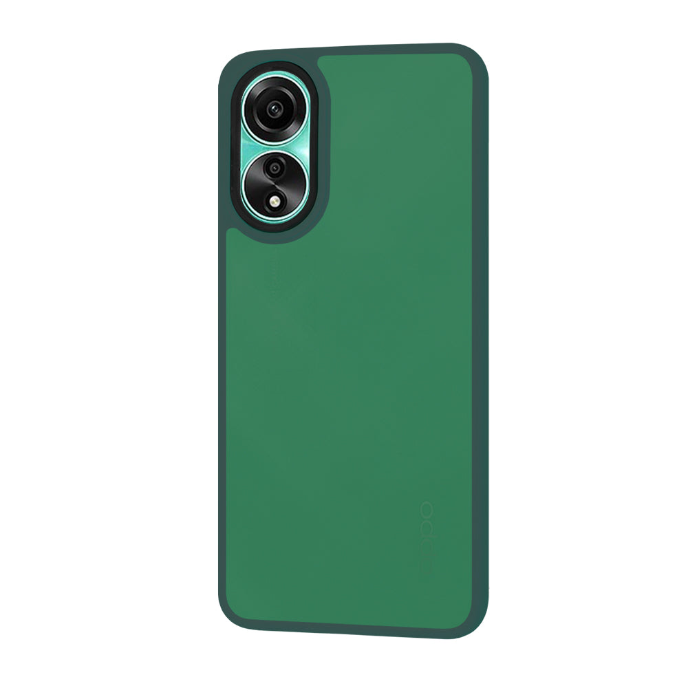 Coque pour Oppo A78 4G, Techsuit, HaloFrost, Vert