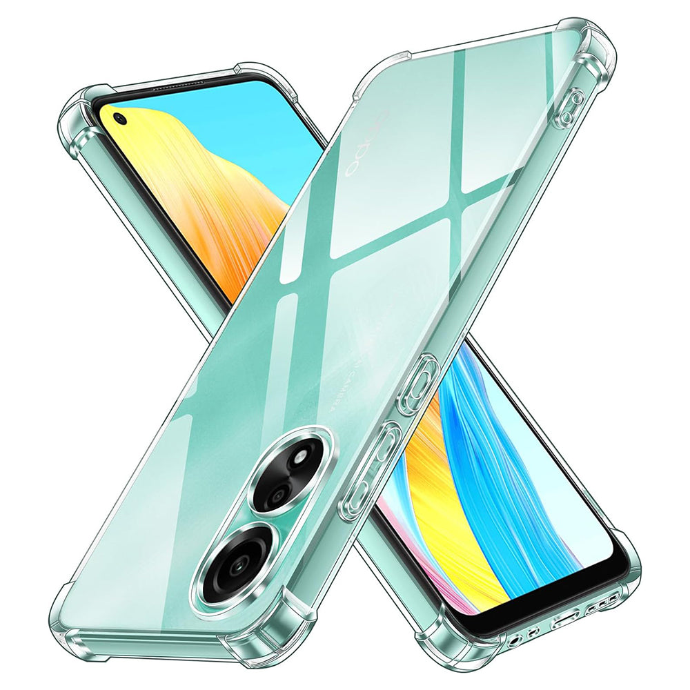 Coque pour Oppo A78 4G, Techsuit, Antichoc Claire, Transparente