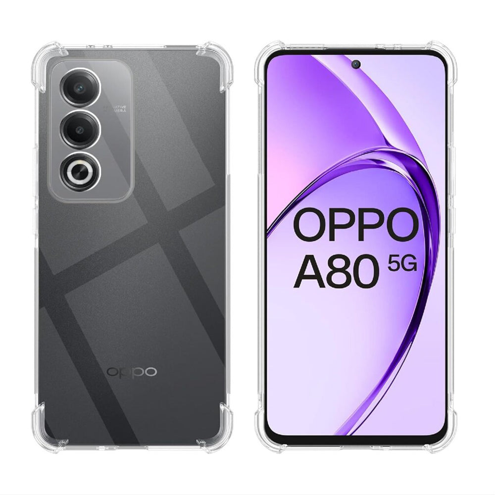 Coque pour Oppo A80, Techsuit, Antichoc Claire, Transparente