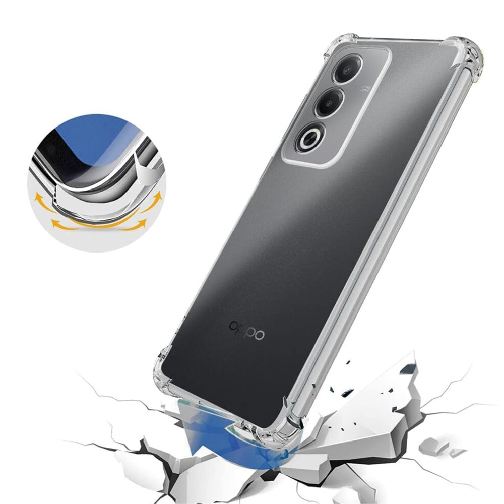 Coque pour Oppo A80, Techsuit, Antichoc Claire, Transparente