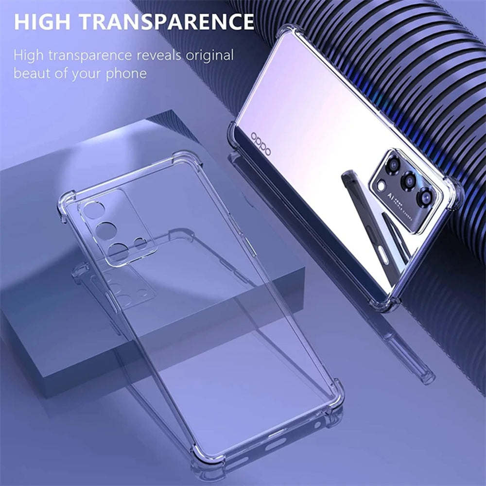 Coque pour Oppo Reno10 / Reno10 Pro, Techsuit, Anti-choc Claire, Transparente