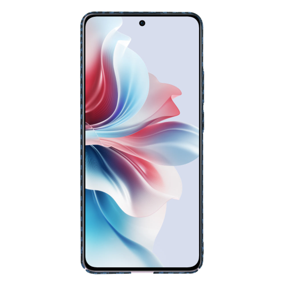 Coque pour Oppo Reno11 F, Techsuit, Carbonite FiberShell, Turquoise
