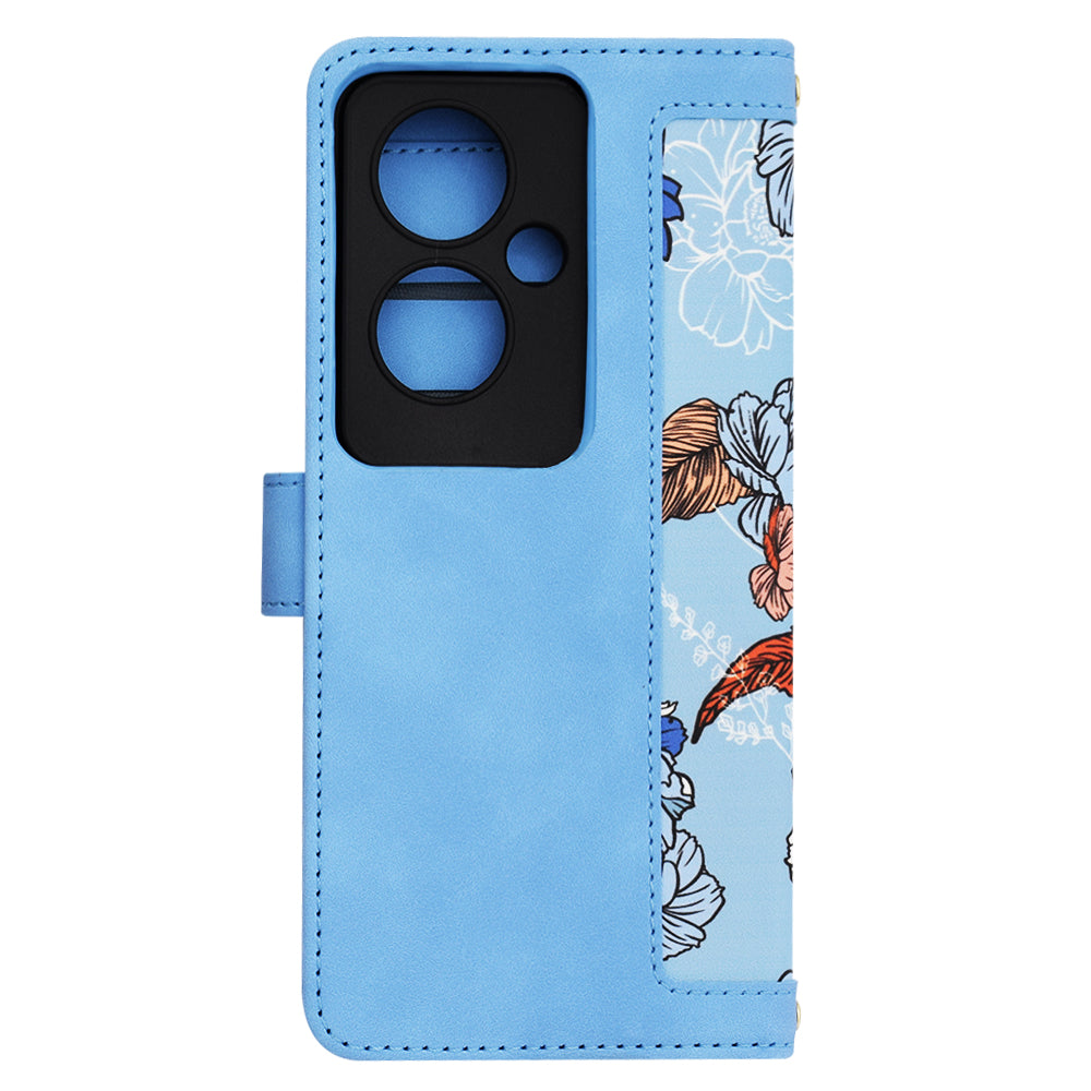 Coque pour Oppo Reno11 F, Techsuit, FlipCraft, Bleu