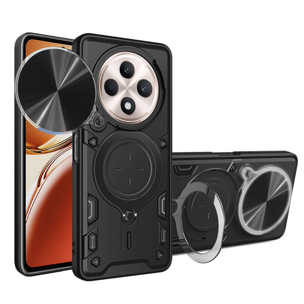 Coque pour Oppo Reno12 FS 5G / Reno12 FS 4G / Reno12 F 4G / Reno12 F, Techsuit, CamGuard Pro, Noire