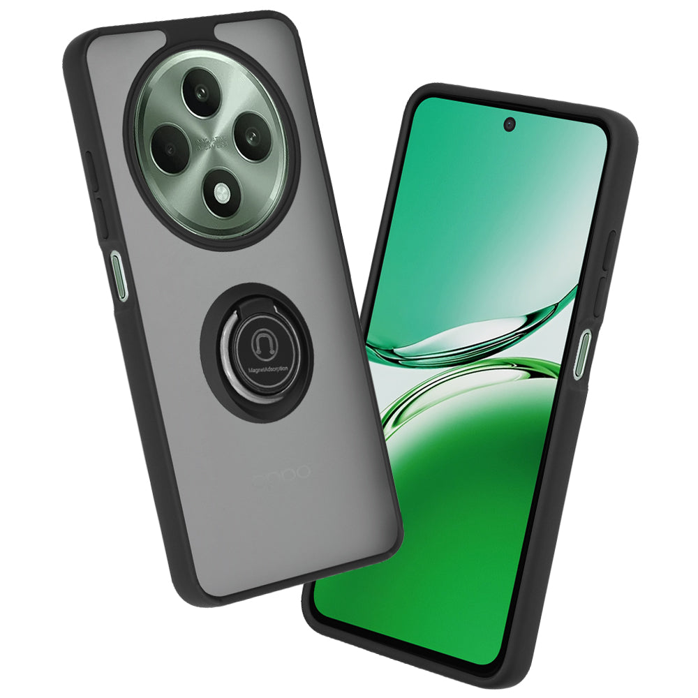 Coque pour Oppo Reno12 FS 5G / Reno12 FS 4G / Reno12 F 4G / Reno12 F, Techsuit, Glinth, Noire