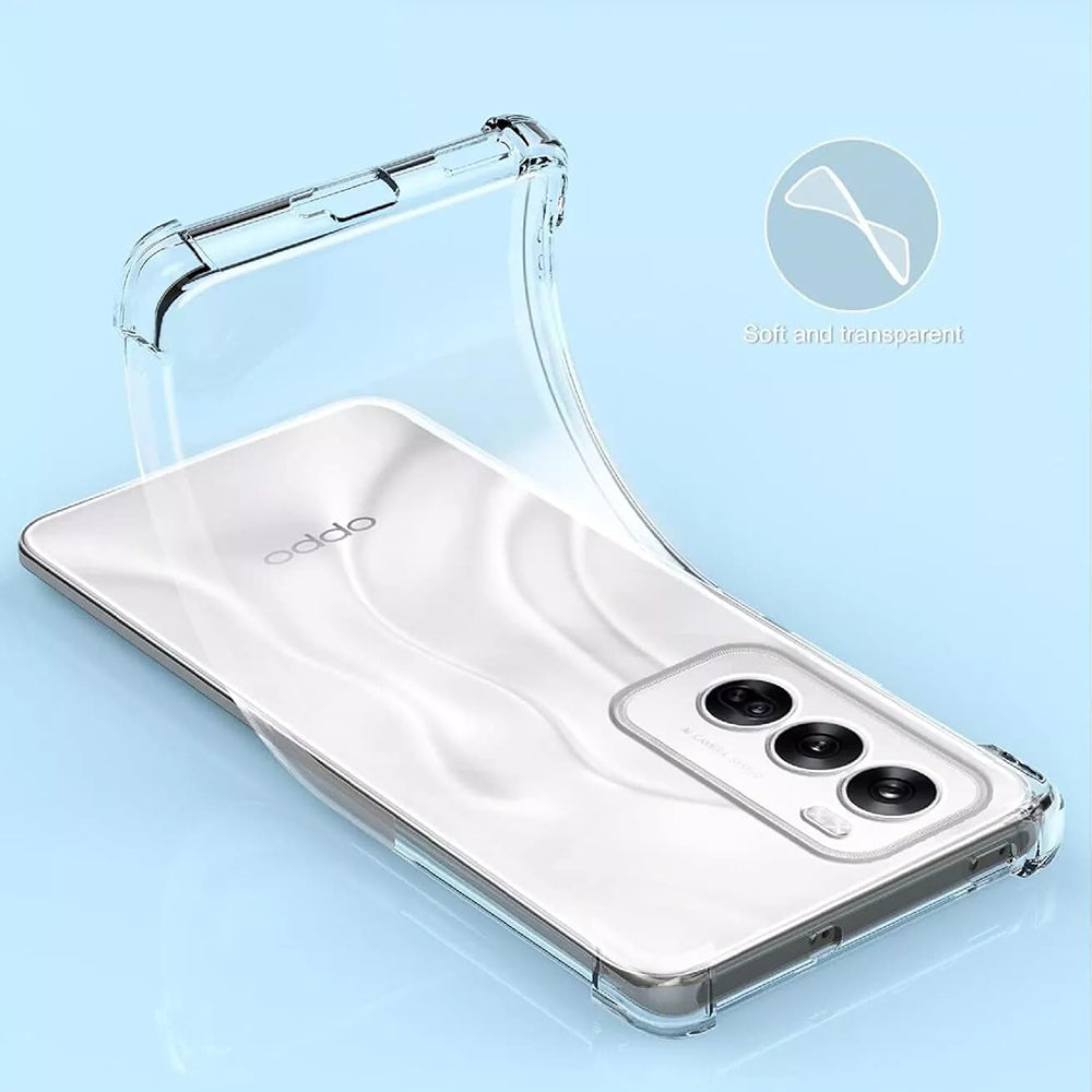 Coque pour Oppo Reno12 Pro, Techsuit, Antichoc Claire, Transparente