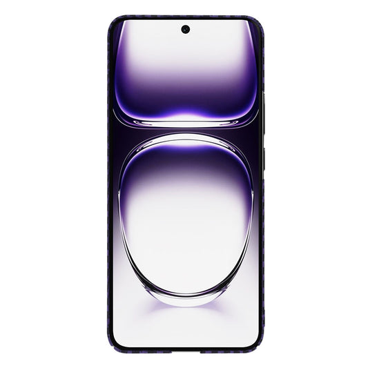 Coque pour Oppo Reno12, Techsuit, Carbonite FiberShell, Violet