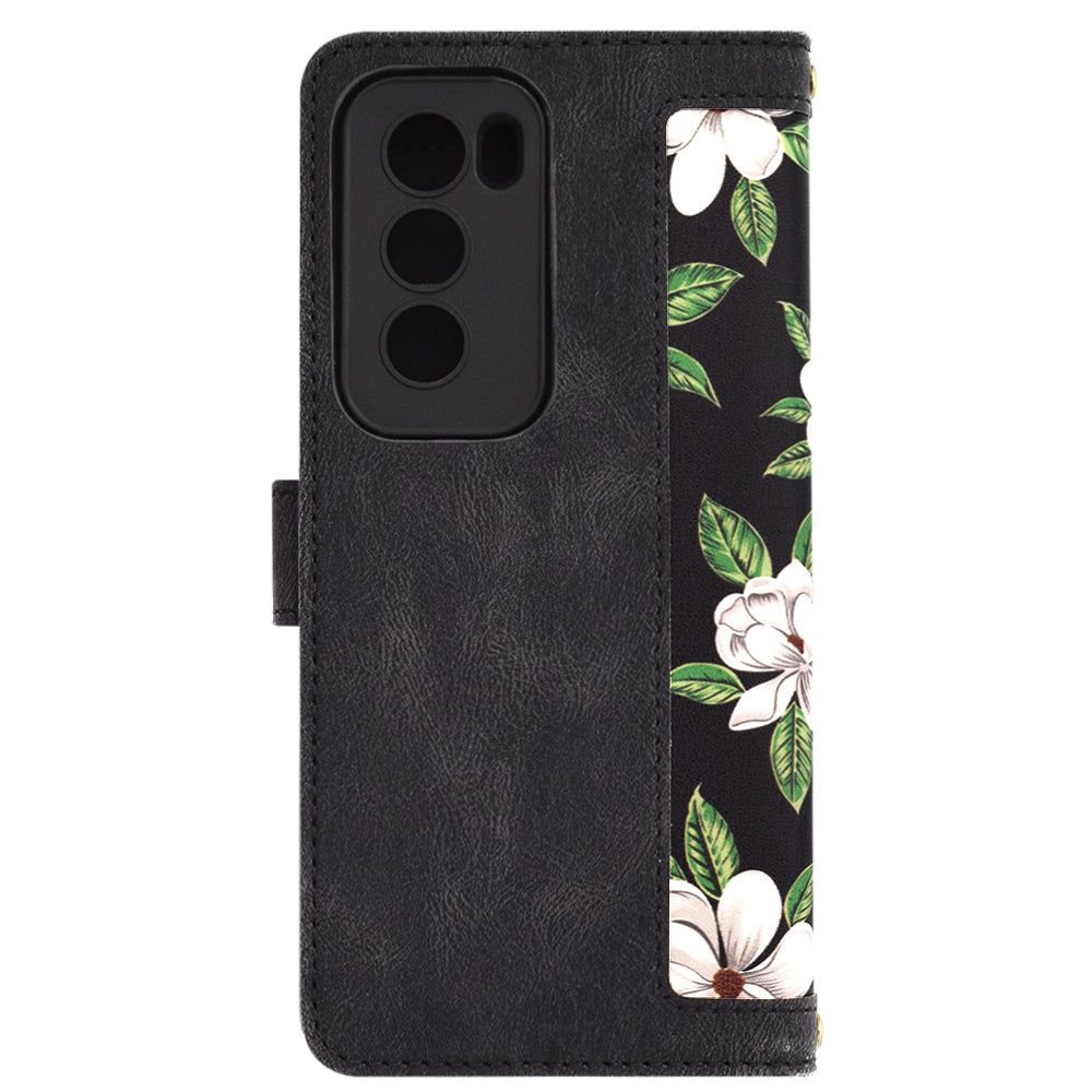 Coque pour Oppo Reno12, Techsuit, FlipCraft, Noire