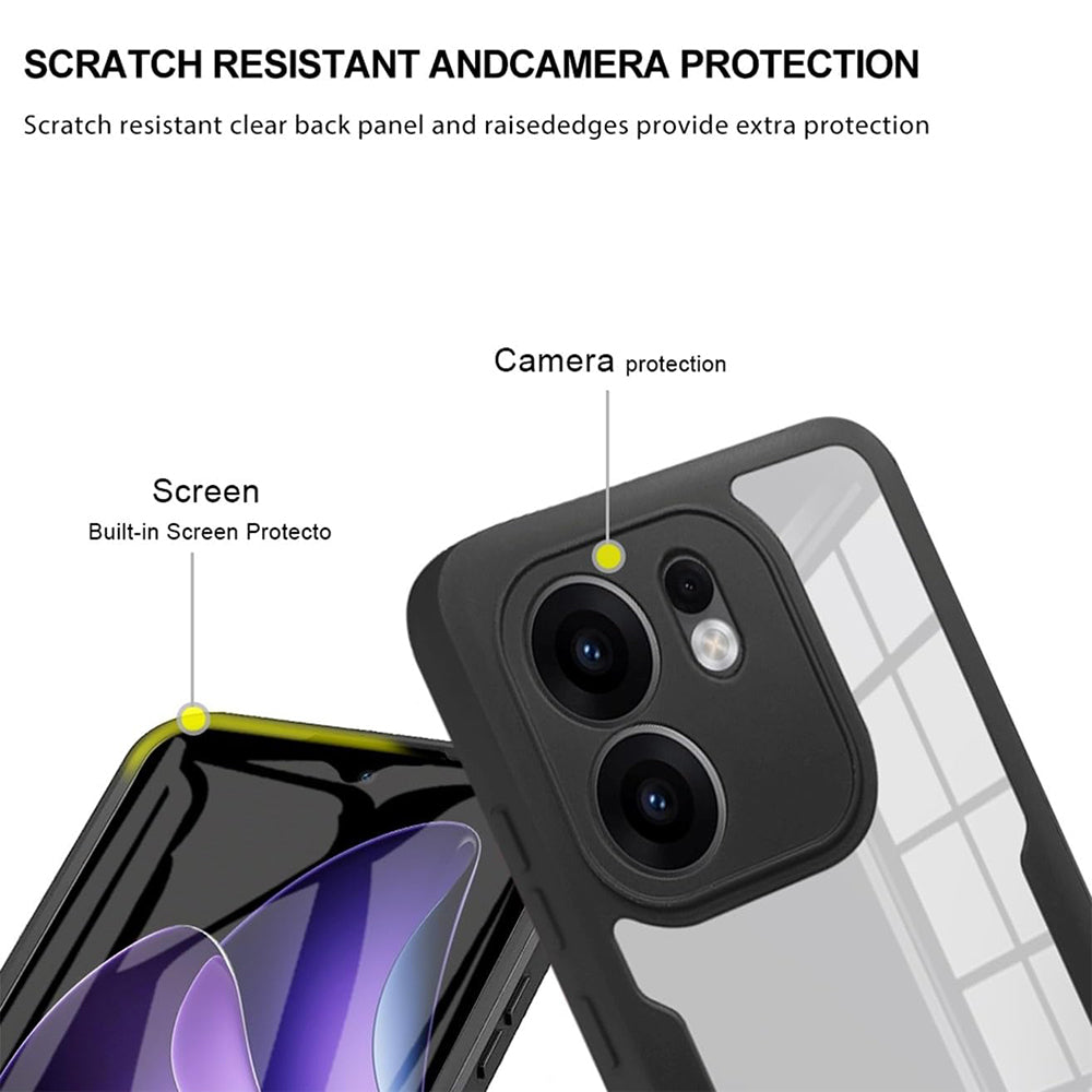 Coque pour Oppo Reno13 FS 5G / Reno13 F 4G / Reno13 F, Techsuit, ColorVerse 360, Violet