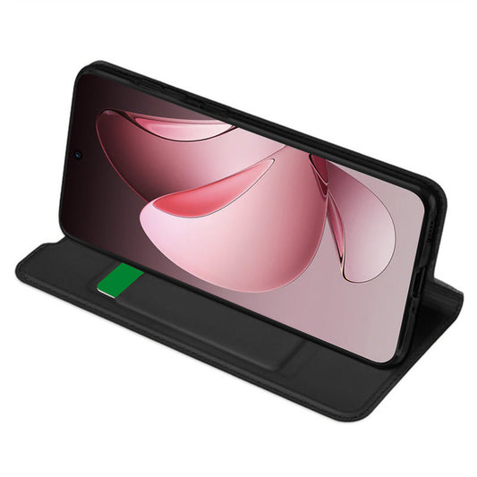 Hoes voor Oppo Reno13 FS 5G / Reno13 F 4G / Reno13 F, Techsuit, Magskin Book, Zwart