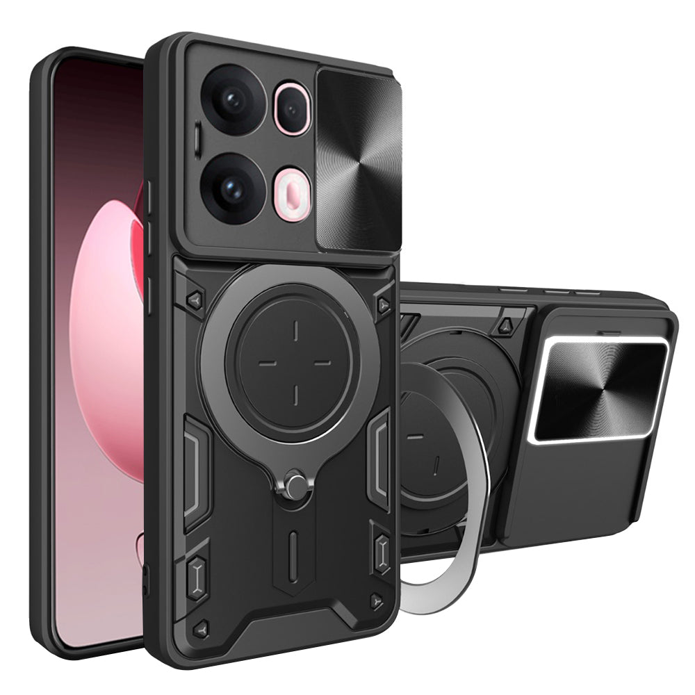 Coque pour Oppo Reno13 Pro, Techsuit, CamGuard Pro, Noire