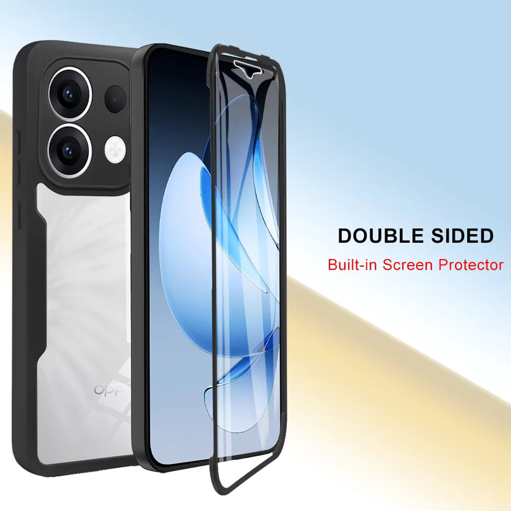 Coque pour Oppo Reno13 Pro, Techsuit, ColorVerse 360, Noire