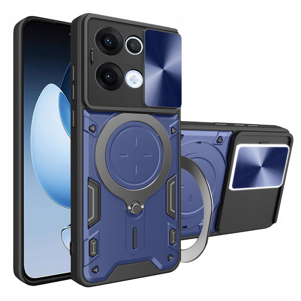Coque pour Oppo Reno13, Techsuit, CamGuard Pro, Bleue