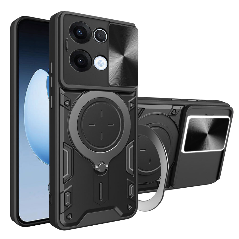 Coque pour Oppo Reno13, Techsuit, CamGuard Pro, Noire
