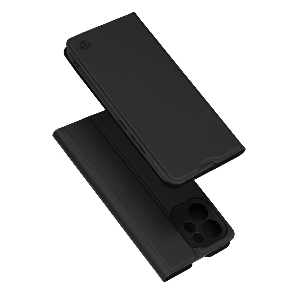 Hoes voor Oppo Reno15 FS / Reno15 F, Techsuit, Magskin Book, Zwart
