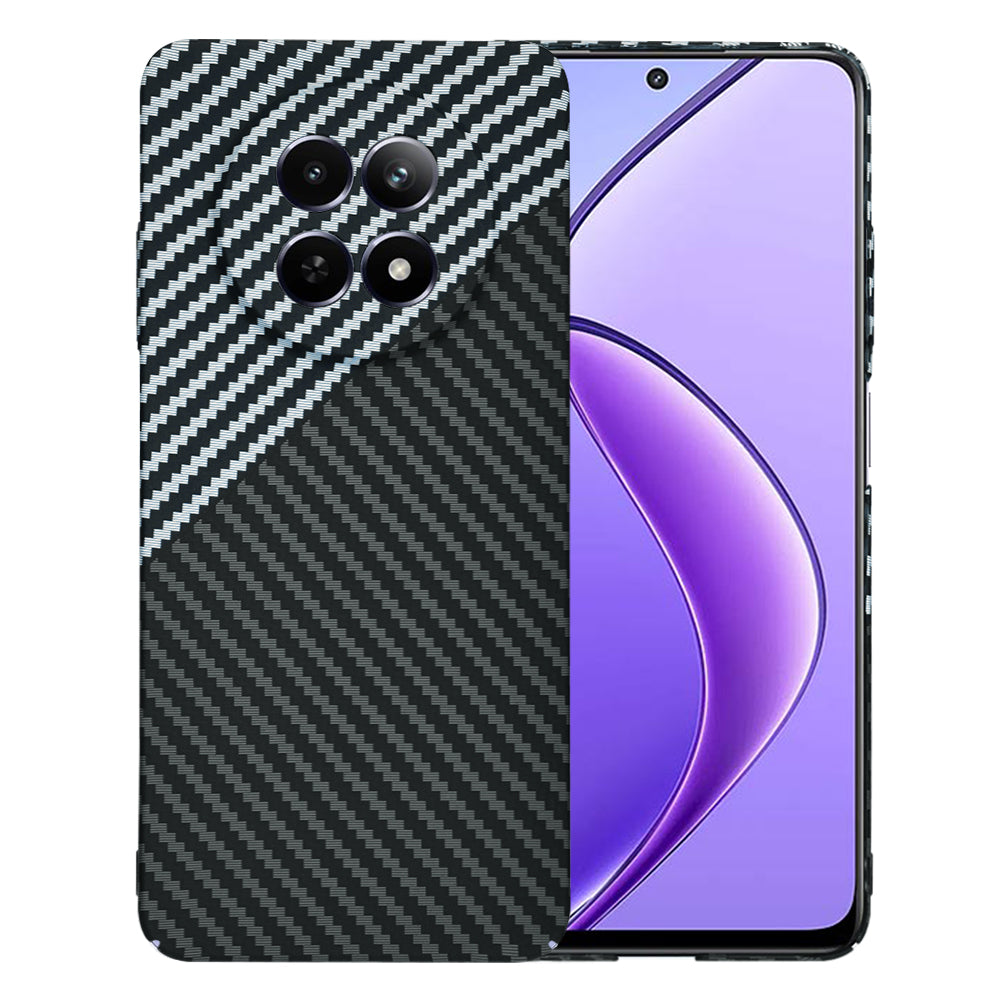 Coque pour Realme 12x / 12, Techsuit, Carbonite FiberShell, Noir Gris