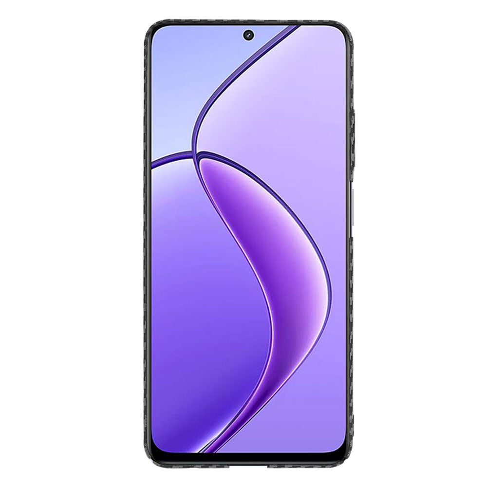 Coque pour Realme 12x / 12, Techsuit, Carbonite FiberShell, Noire