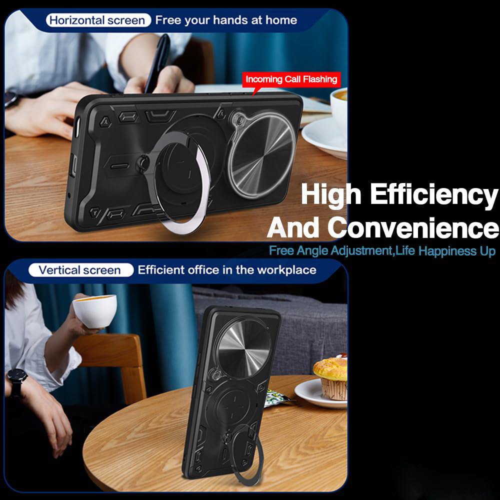 Coque pour Realme 14 Pro+, Techsuit, CamGuard Pro, Noire