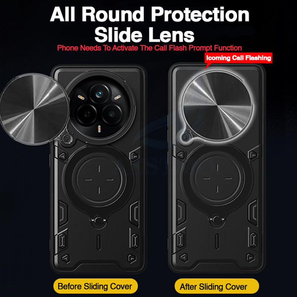 Coque pour Realme 14 Pro, Techsuit, CamGuard Pro, Noire