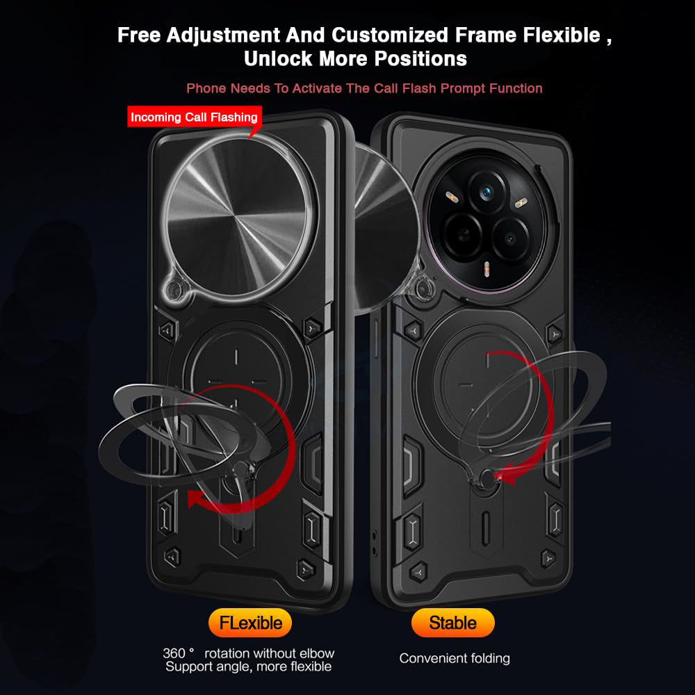 Coque pour Realme 14 Pro, Techsuit, CamGuard Pro, Noire