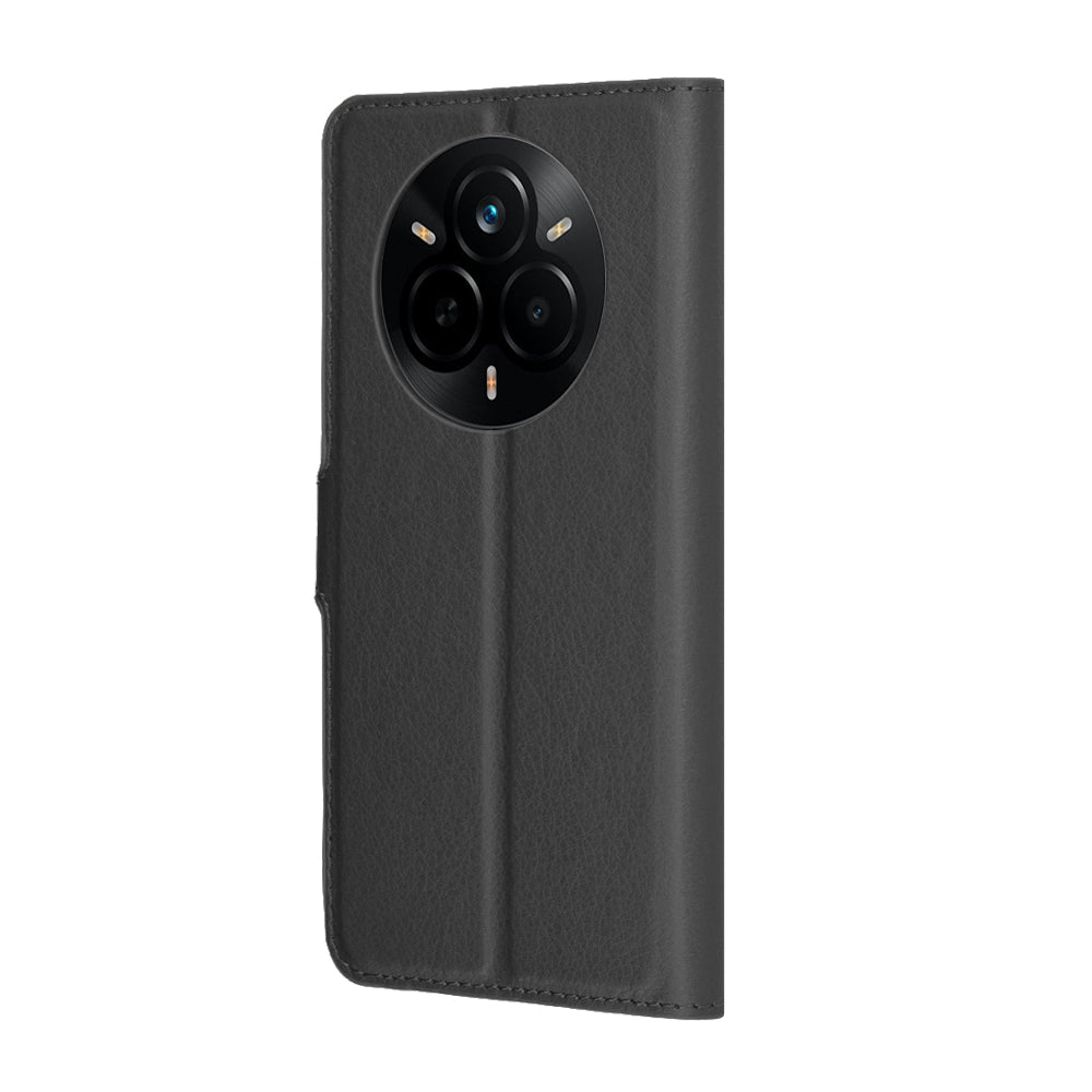 Coque pour Realme 14 Pro, Techsuit, Leather Folio, Noire