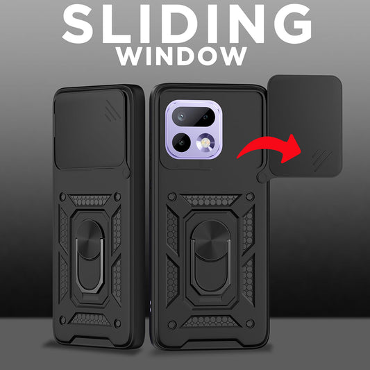 Hoes voor Realme 16 Pro, Techsuit, CamShield, Zwart