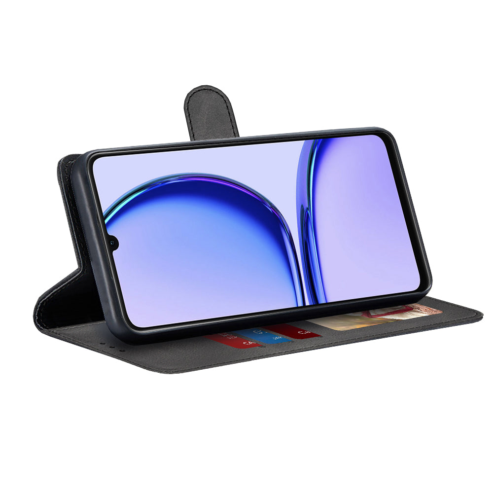 Coque pour Realme C53, Techsuit, Diary Book, Noire