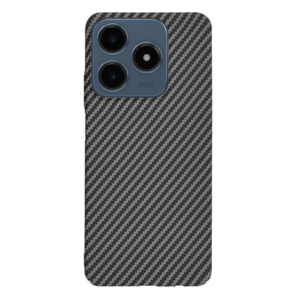Coque pour Realme C63 / C61, Techsuit, Carbonite FiberShell, Noire