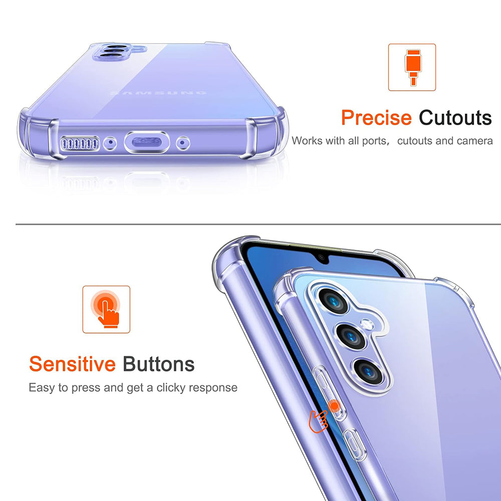 Coque pour Realme C75 5G, Techsuit, Antichoc Claire, Transparente