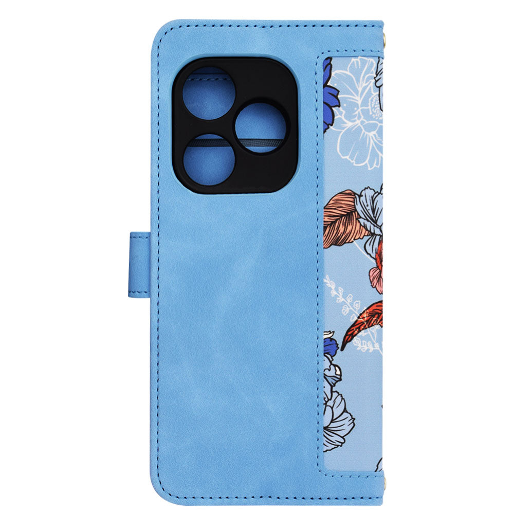 Coque pour Realme GT 6T / GT 6, Techsuit, FlipCraft, Bleu
