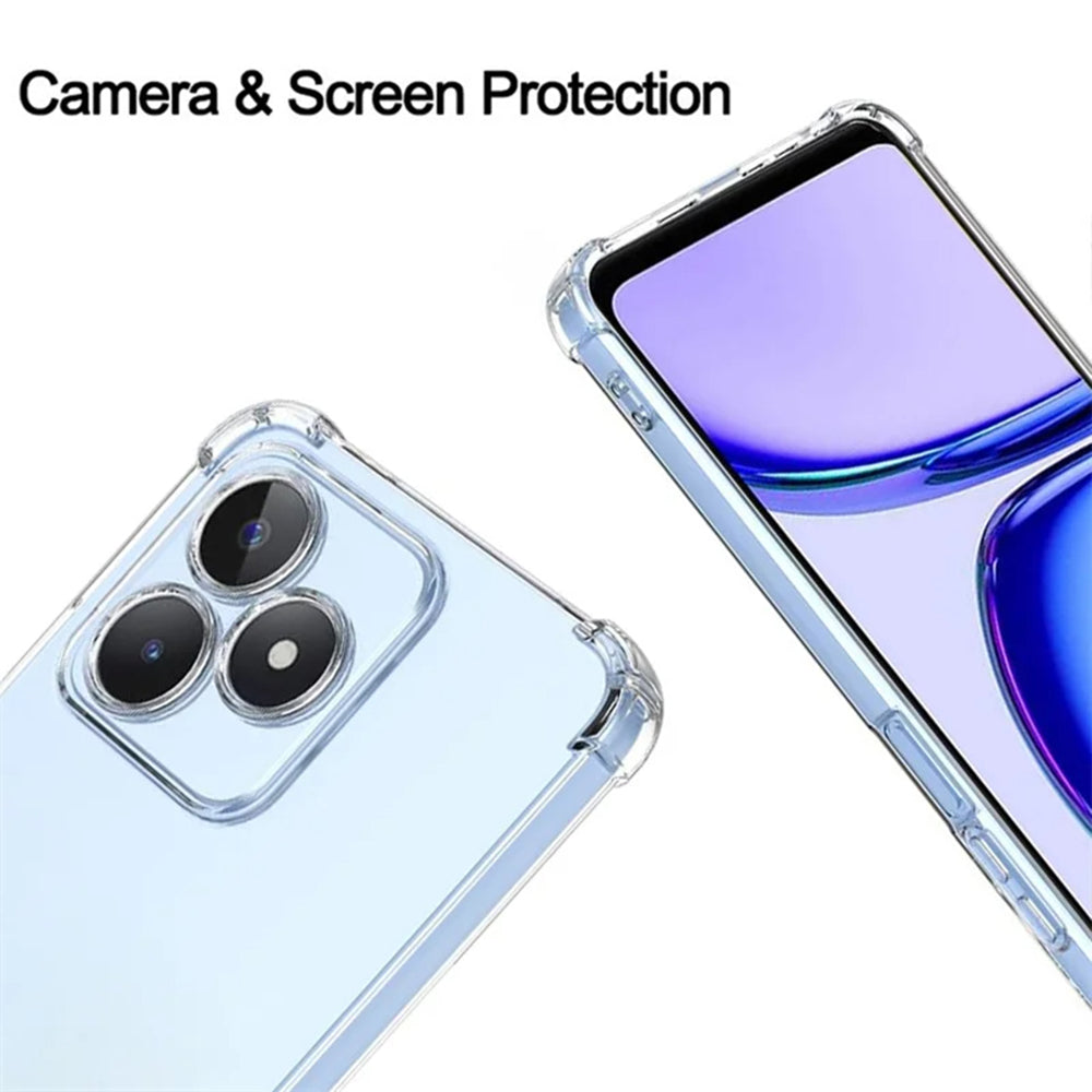 Coque pour Realme Note 50 / C51, Techsuit, Antichoc Claire, Transparente