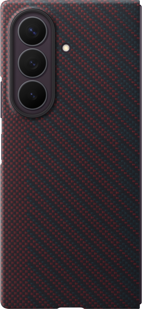 Coque pour Samsung Galaxy Z Fold8 Ultra F976, Carbon Magnet Case, Rouge EF-KF976SREGWW