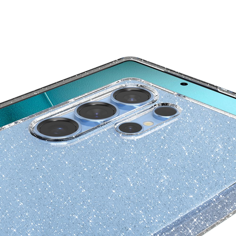 Étui pour Samsung Galaxy S25 Ultra S938, Spigen, Liquid Crystal Glitter, Transparent ACS08950