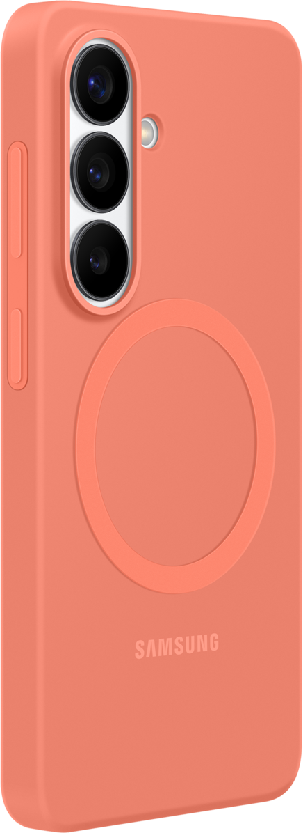 Étui pour Samsung Galaxy S26 S942, Coque Magnétique en Silicone, Rouge EF-ES942COEGWW